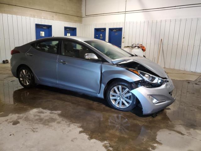 5NPDH4AE9FH613936 - 2015 HYUNDAI ELANTRA SE SILVER photo 4