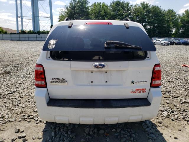 1FMCU59H08KB98355 - 2008 FORD ESCAPE HEV WHITE photo 6