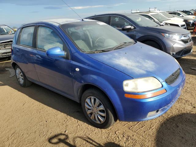 KL1TD62655B462109 - 2005 CHEVROLET AVEO BASE Көк фото 4