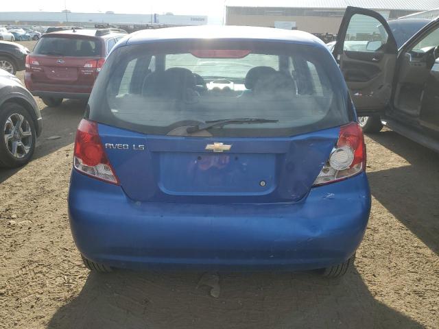 KL1TD62655B462109 - 2005 CHEVROLET AVEO BASE Көк фото 6