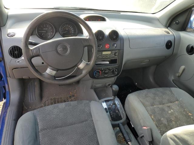 KL1TD62655B462109 - 2005 CHEVROLET AVEO BASE Көк фото 8