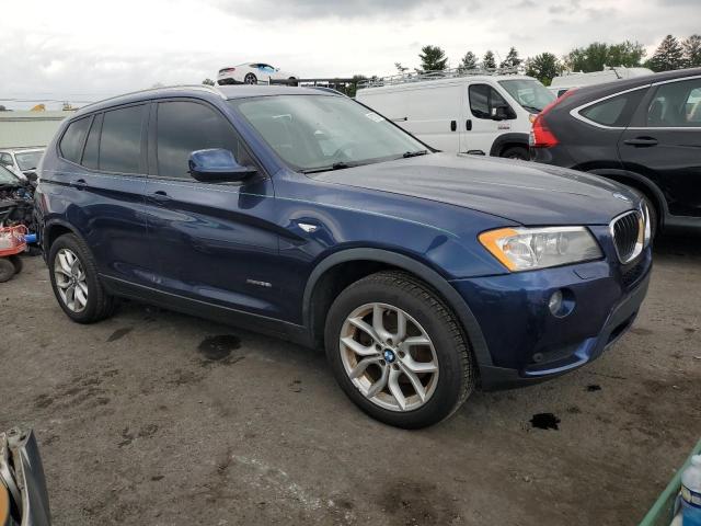 5UXWX7C54DL982088 - 2013 BMW X3 XDRIVE35I BLUE photo 4