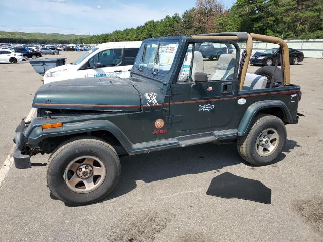 1J4FY4953PP215754 - 1993 JEEP WRANGLER GREEN photo 1