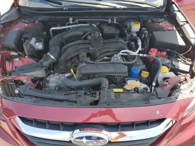 4S3BWAF61N3011667 - 2022 SUBARU LEGACY PREMIUM MAROON photo 11