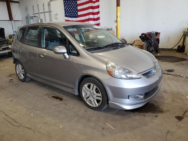 JHMGD38668S052938 - 2008 HONDA FIT SPORT SILVER photo 4