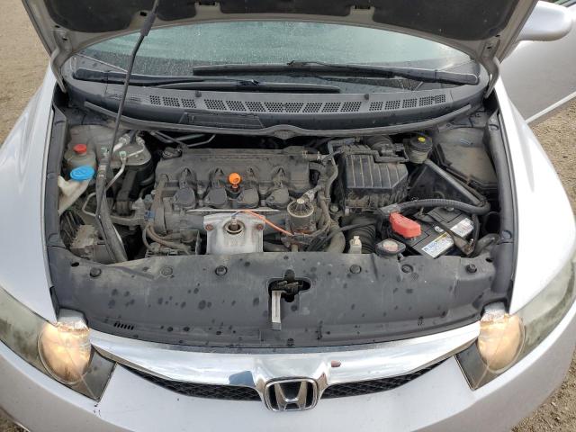 2HGFA1F04AH013644 - 2010 HONDA CIVIC EXL ვერცხლისფერი ფოტო 11