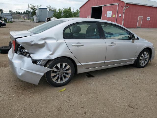 2HGFA1F04AH013644 - 2010 HONDA CIVIC EXL ვერცხლისფერი ფოტო 3