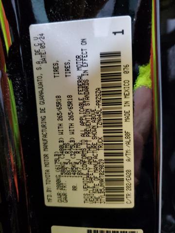 3TYLB5JN9RT029039 - 2024 TOYOTA TACOMA DOUBLE CAB BLACK photo 12