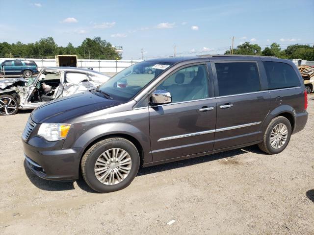 2C4RC1CGXFR727402 - 2015 CHRYSLER TOWN & COU TOURING L GRAY photo 1