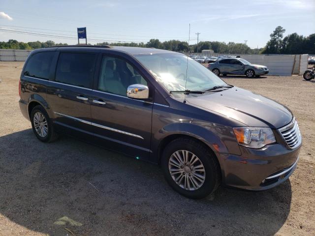2C4RC1CGXFR727402 - 2015 CHRYSLER TOWN & COU TOURING L GRAY photo 4