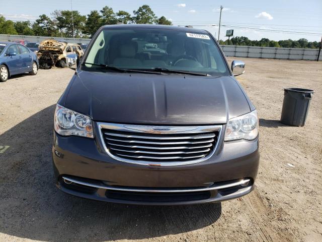 2C4RC1CGXFR727402 - 2015 CHRYSLER TOWN & COU TOURING L GRAY photo 5