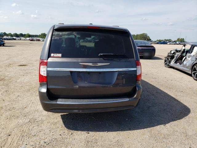 2C4RC1CGXFR727402 - 2015 CHRYSLER TOWN & COU TOURING L GRAY photo 6