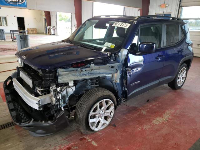 ZACCJBBB9JPJ03088 - 2018 JEEP RENEGADE LATITUDE BLUE photo 1