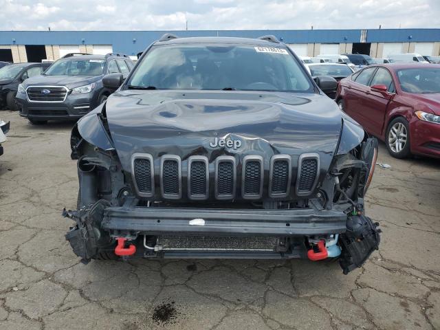 1C4PJMBS1EW156926 - 2014 JEEP CHEROKEE TRAILHAWK BLACK photo 5