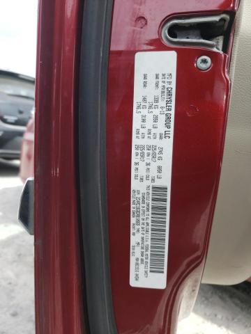 2C4RC1BG8DR810969 - 2013 CHRYSLER TOWN & COU TOURING Qırmızı foto 13