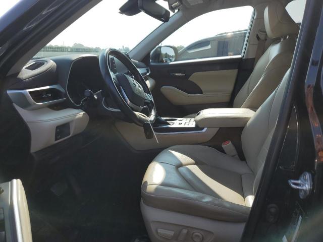 5TDHZRBH6LS036521 - 2020 TOYOTA HIGHLANDER XLE BLACK photo 7