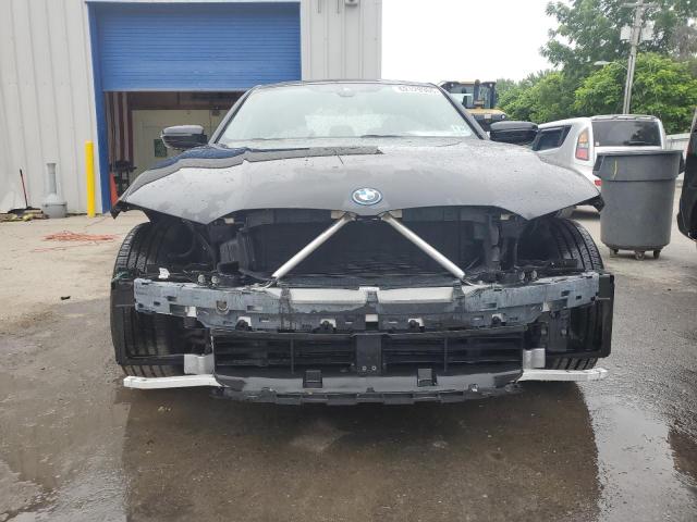 3MW5P9J06N8C66170 - 2022 BMW 330XE BLACK photo 5