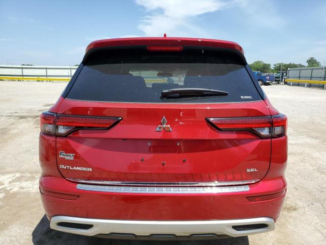 JA4J4VA81NZ071537 - 2022 MITSUBISHI OUTLANDER SEL RED photo 6