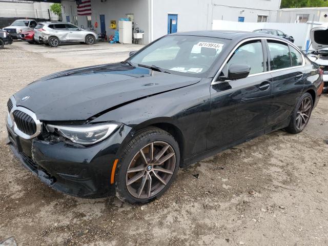 3MW5R1J09M8C08175 - 2021 BMW 330I BLACK photo 1