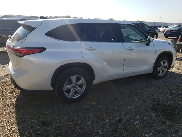 5TDZZRAH9NS107641 - 2022 TOYOTA HIGHLANDER L WHITE photo 3