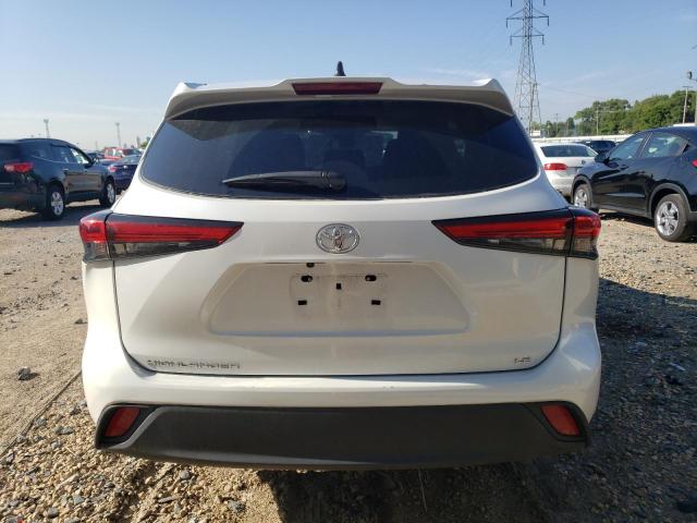 5TDZZRAH9NS107641 - 2022 TOYOTA HIGHLANDER L WHITE photo 6