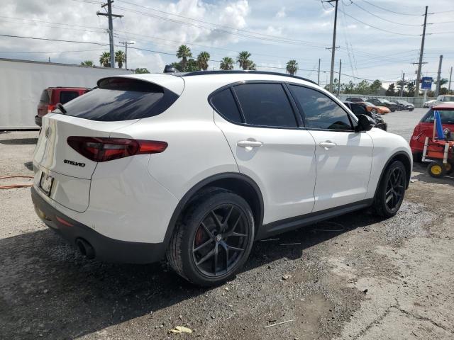 ZASPAKBNXK7C70581 - 2019 ALFA ROMEO STELVIO TI WHITE photo 3