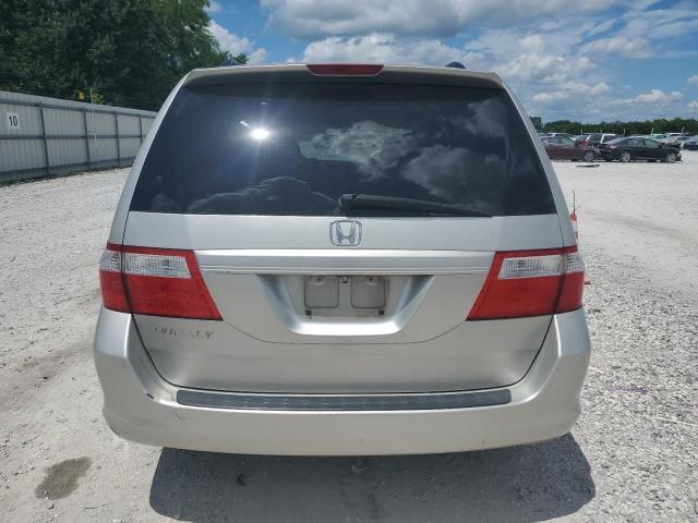 5FNRL38486B424317 - 2006 HONDA ODYSSEY EX SILVER photo 6