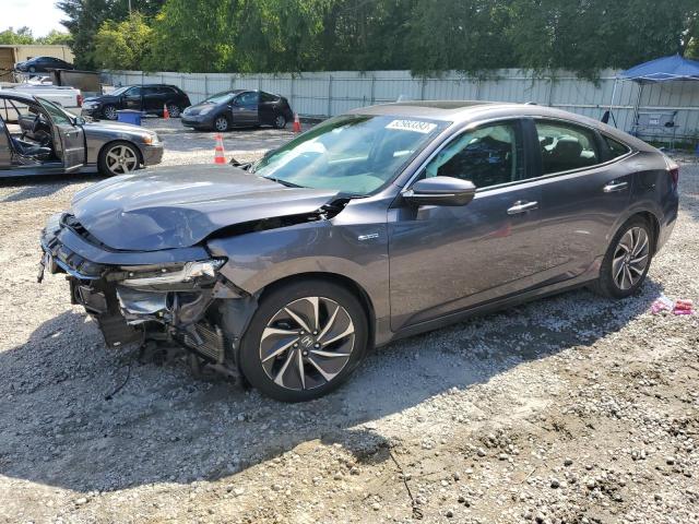 19XZE4F95KE005274 - 2019 HONDA INSIGHT TOURING GRAY photo 1