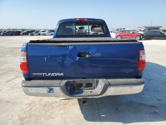 5TBRU34116S478782 - 2006 TOYOTA TUNDRA ACCESS CAB SR5 BLUE photo 6