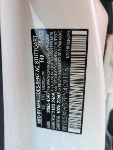 W1K5J4HB7PN409146 - 2023 MERCEDES-BENZ CLA 250 4MATIC WHITE photo 12