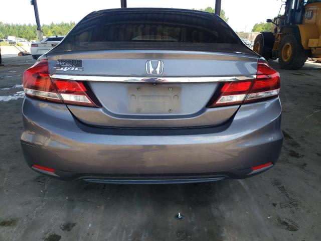 2HGFB2F59FH545350 - 2015 HONDA CIVIC LX GRAY photo 6