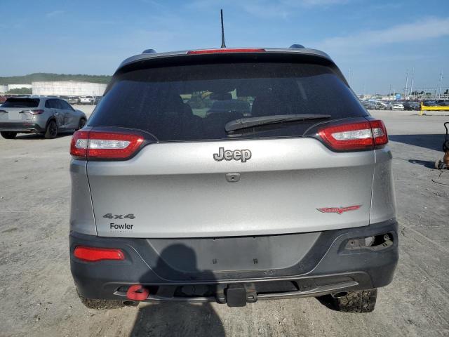 1C4PJMBS5HW580517 - 2017 JEEP CHEROKEE TRAILHAWK SILVER photo 6