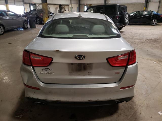 5XXGM4A71FG508863 - 2015 KIA OPTIMA LX SILVER photo 6