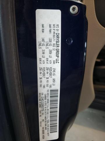 2C4RC1CG3DR537759 - 2013 CHRYSLER TOWN & COU TOURING L SILVER photo 13