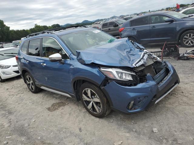 JF2SKAWC1KH437909 - 2019 SUBARU FORESTER TOURING BLUE photo 4