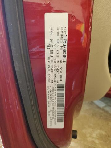 2C4RC1BG2FR528359 - 2015 CHRYSLER TOWN & COU TOURING Kırmızı fotoğraf 13