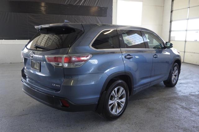 5TDBKRFH2ES037348 - 2014 TOYOTA HIGHLANDER LE BLUE photo 3