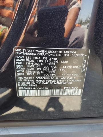 1V2GNPE81PC003620 - 2023 VOLKSWAGEN ID.4 PRO S 黑色 照片 13