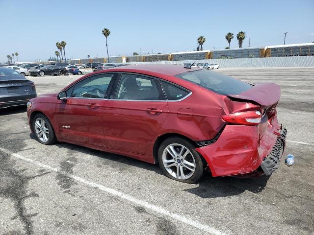 3FA6P0LU3JR198343 - 2018 FORD FUSION SE HYBRID Qırmızı foto 2