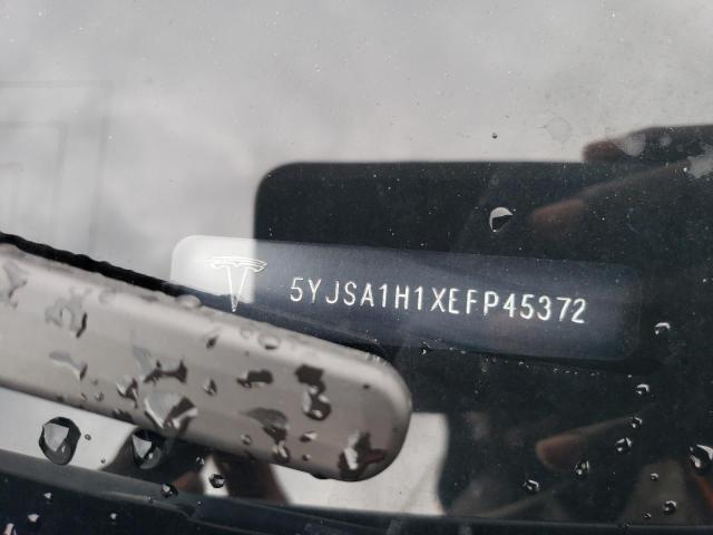 5YJSA1H1XEFP45372 - 2014 TESLA MODEL S Մոխրագույն լուսանկար 12