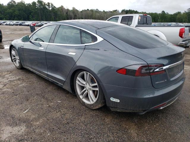 5YJSA1H1XEFP45372 - 2014 TESLA MODEL S Մոխրագույն լուսանկար 2