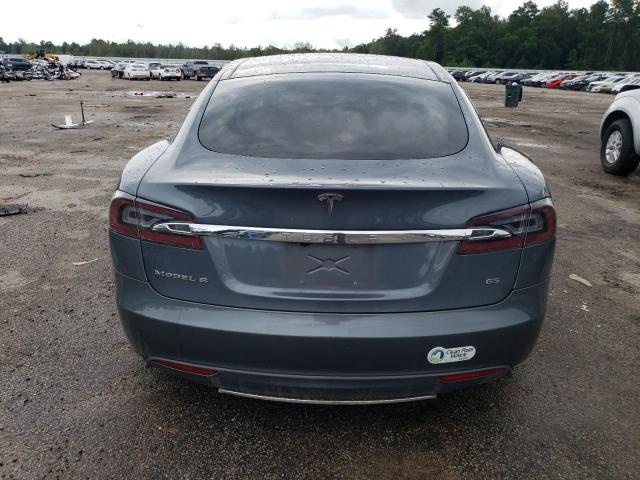 5YJSA1H1XEFP45372 - 2014 TESLA MODEL S Մոխրագույն լուսանկար 6