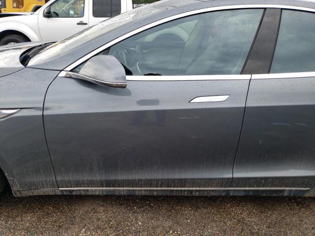 5YJSA1H1XEFP45372 - 2014 TESLA MODEL S Մոխրագույն լուսանկար 7