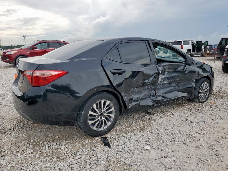 5YFBURHE4JP773255 - 2018 TOYOTA COROLLA L BLACK photo 3