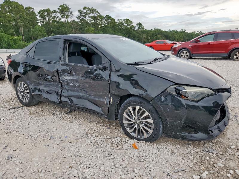 5YFBURHE4JP773255 - 2018 TOYOTA COROLLA L BLACK photo 4