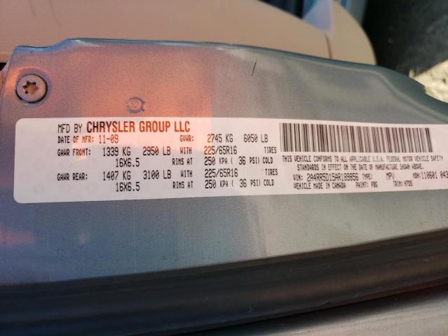 2A4RR5D15AR189856 - 2010 CHRYSLER TOWN & COU TOURING Turkuaz foto 14