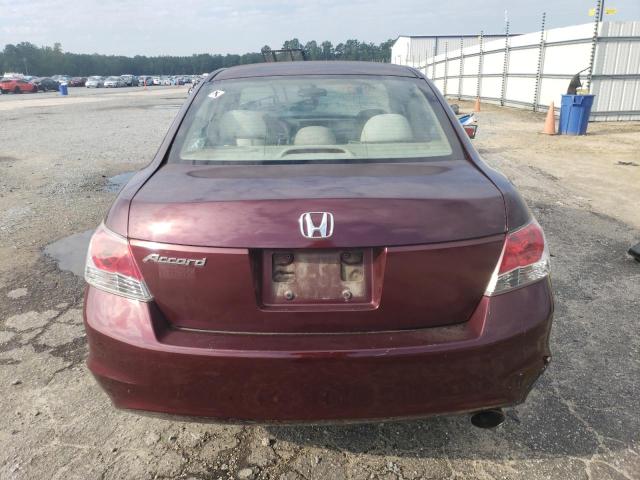 1HGCP26498A049302 - 2008 HONDA ACCORD LXP BURGUNDY photo 6