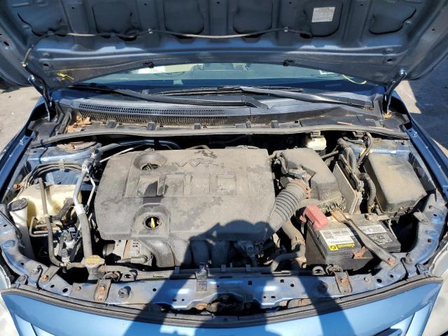 5YFBU4EE9DP091712 - 2013 TOYOTA COROLLA BASE BLUE photo 7