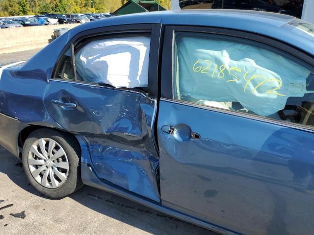 5YFBU4EE9DP091712 - 2013 TOYOTA COROLLA BASE BLUE photo 9