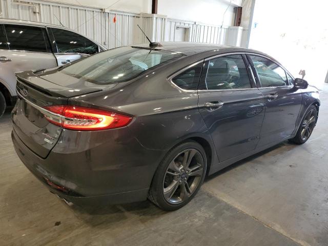 3FA6P0VP5HR155253 - 2017 FORD FUSION SPORT GRAY photo 3